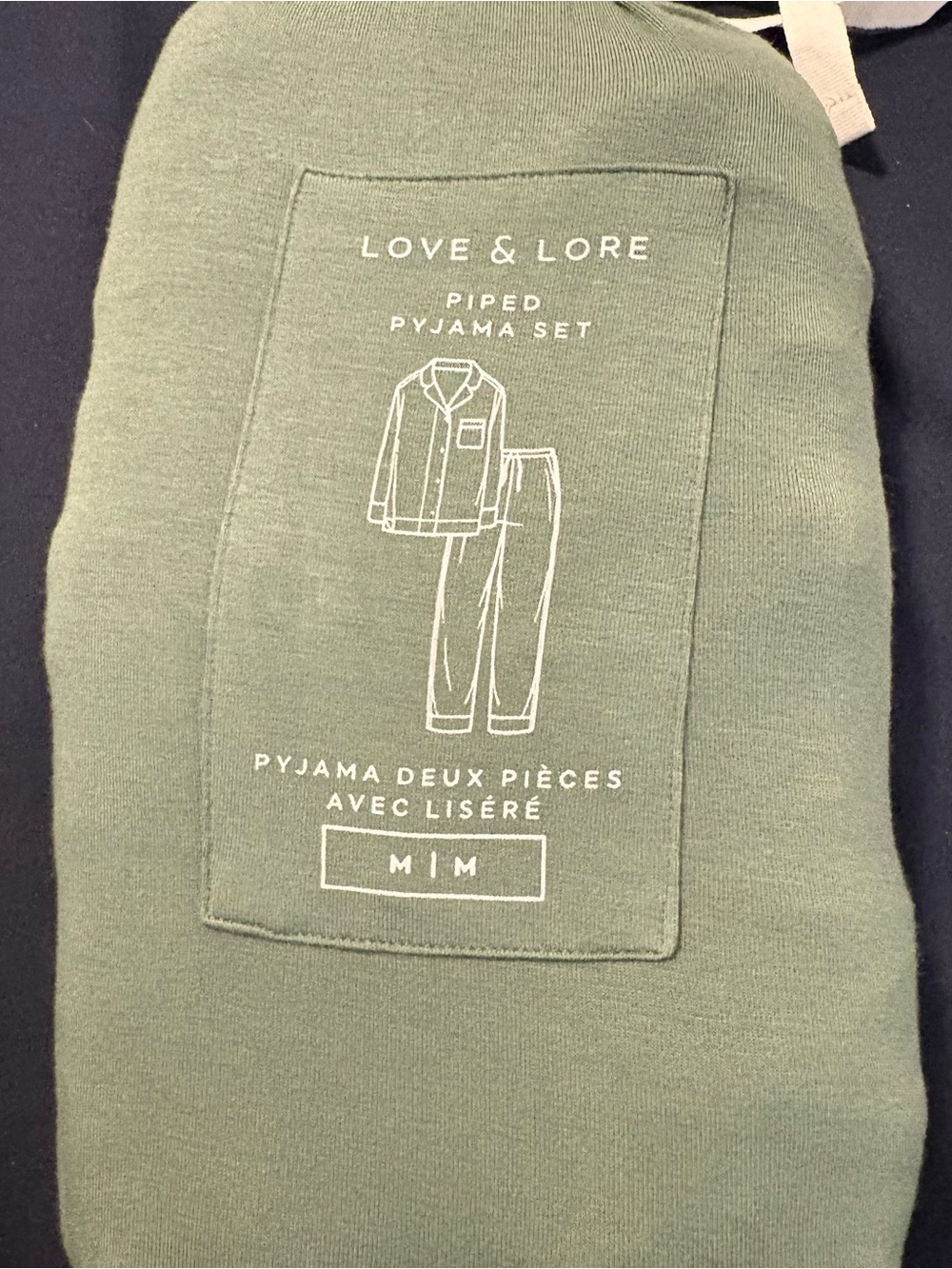 Love & Lore Piped Pajama Set